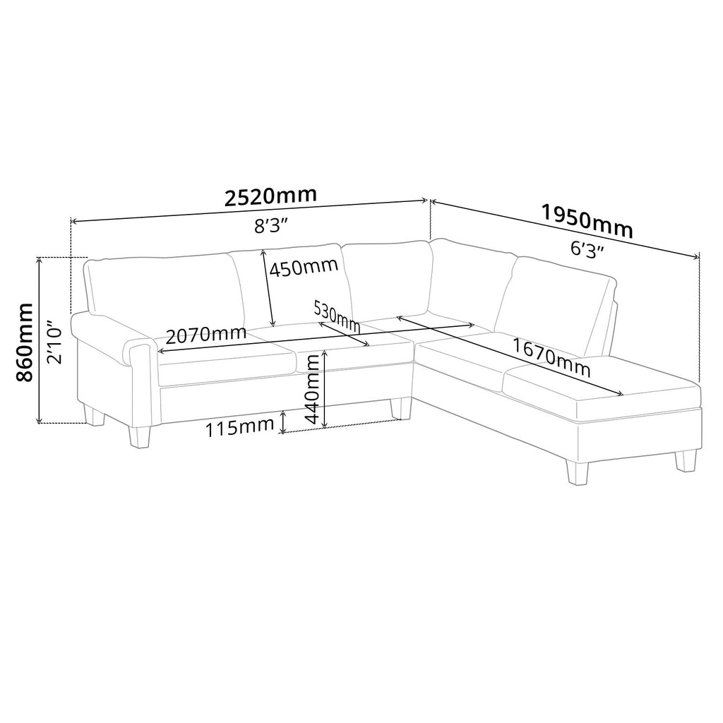 Sofa (Right-Side) - Asters Maldives