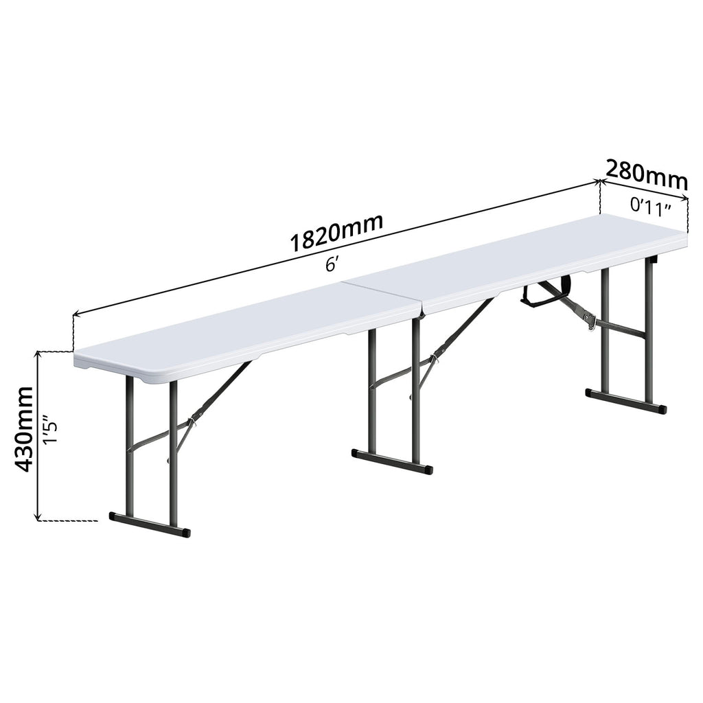 Folding Bench (6ft.) - Asters Maldives