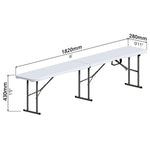 Folding Bench (6ft.) - Asters Maldives