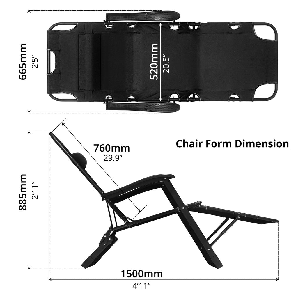 Foldable Bed Chair - Asters Maldives