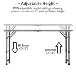 Folding Table Set (120 x 60cm) - Asters Maldives