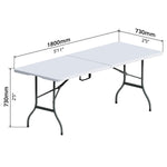 Folding Table (5'11" x 2'5") - Asters Maldives