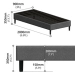 Single Divan Base - Asters Maldives