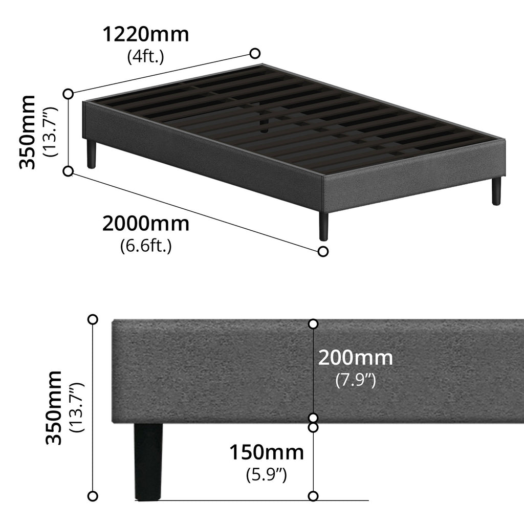 Double Divan Base - Asters Maldives