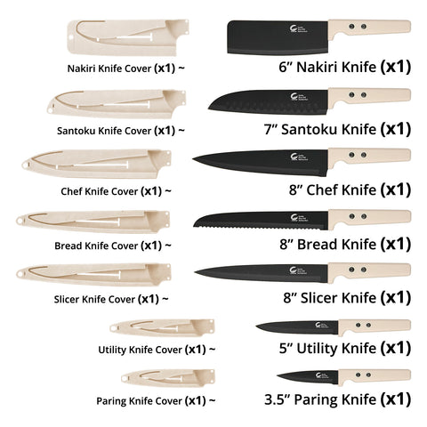 Knife Set (17 PCs) - Asters Maldives