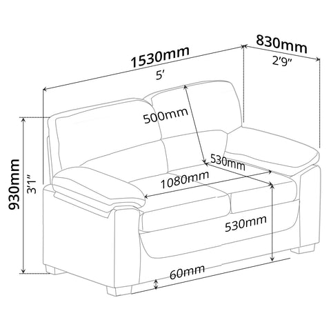 Sofa Set (3 PCs) - Asters Maldives