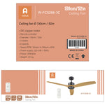 Ceiling Fan (Ø52") - Asters Maldives