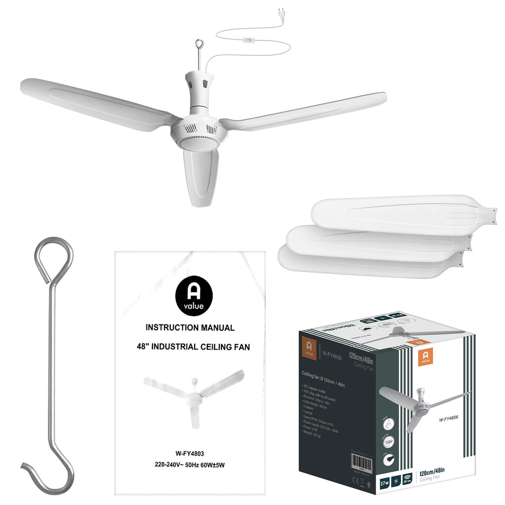 Ceiling Fan (Ø48") - Asters Maldives