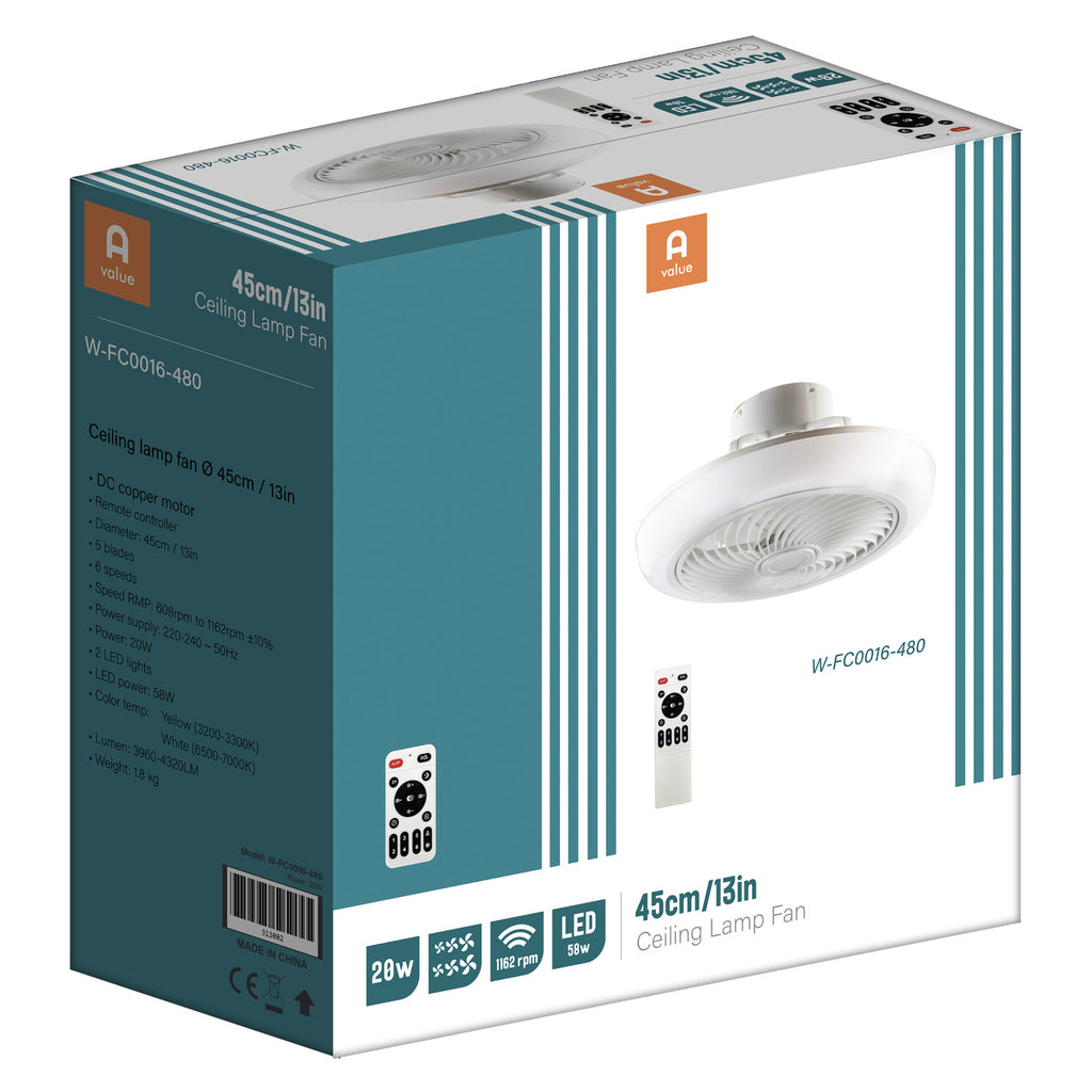 Ceiling Fan (Ø13") - Asters Maldives