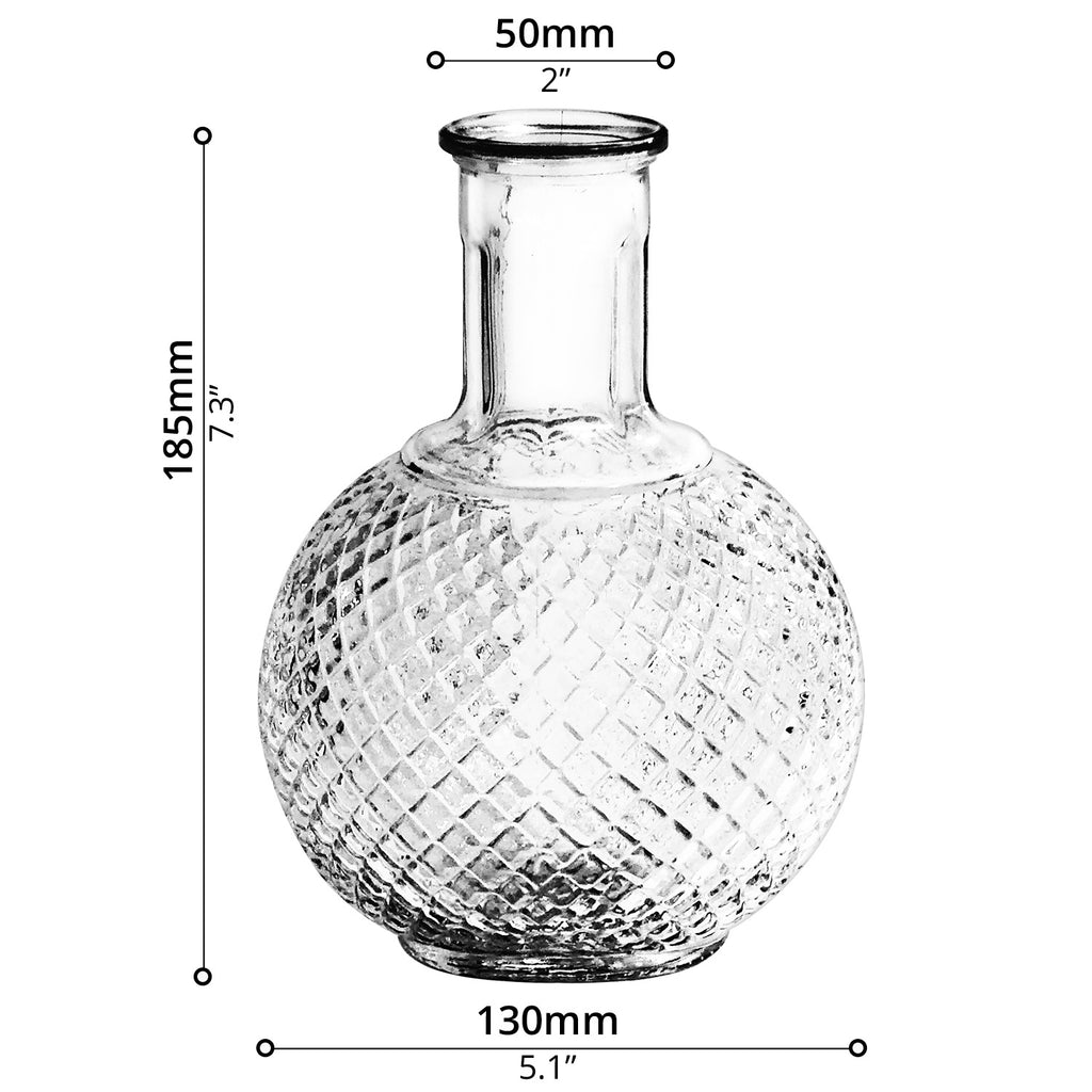 Vase (Ø13 x 18.5cm) - Asters Maldives