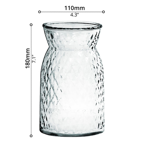 Vase (Ø11 x 18cm) - Asters Maldives