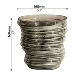 Vase (Ø16.5 x 16cm) - Asters Maldives