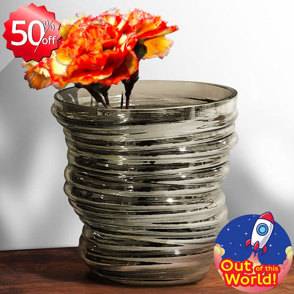 Vase (Ø16.5 x 16cm) - Asters Maldives