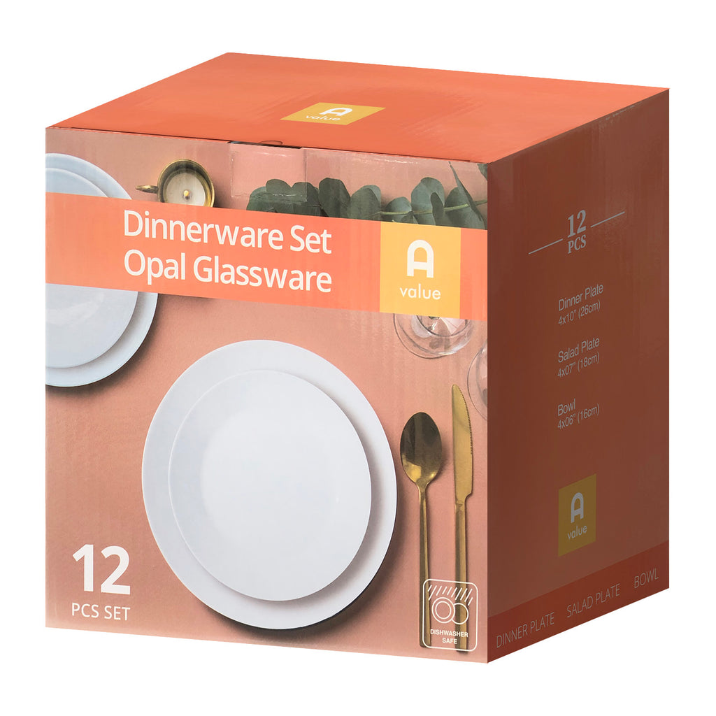 Dinnerware Set (12 PCs) - Asters Maldives