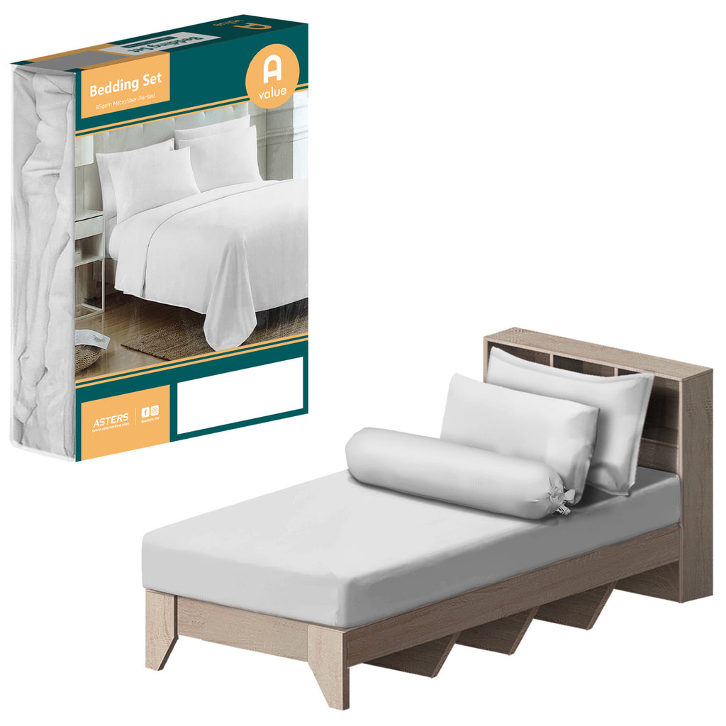 Fitted Sheet Set (Single) - Asters Maldives