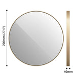 Mirror (Ø70cm) - Asters Maldives