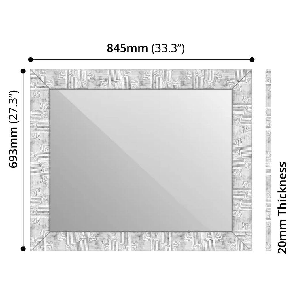 Mirror (69 x 85cm) - Asters Maldives
