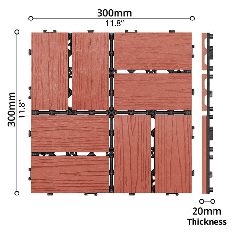 10-pcs Decking Tile (30 x 30cm) - Asters Maldives