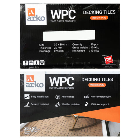 10-pcs Decking Tile (30 x 30cm) - Asters Maldives