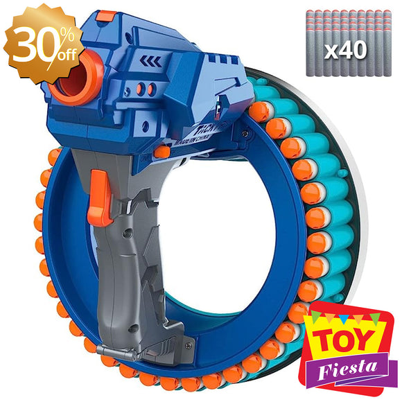 Gun with x40 Bullets