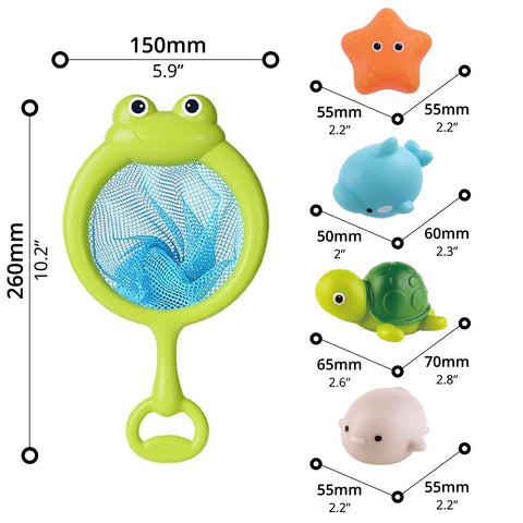 Bath Toy Set (5 PCs) - Asters Maldives