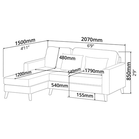 Sofa (Left-Side) - Asters Maldives