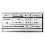 Gas Stove - Asters Maldives