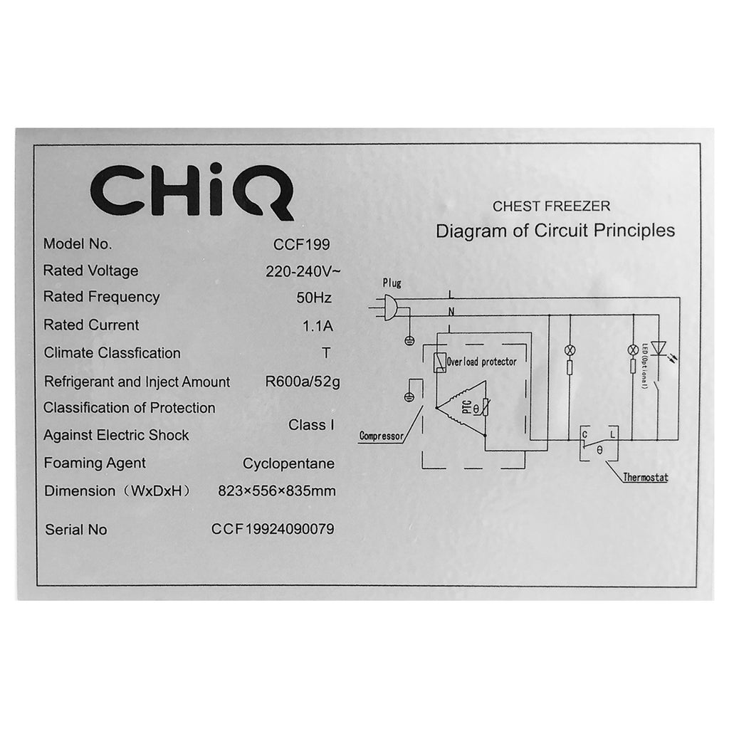 Chest Freezer (199L) - Asters Maldives