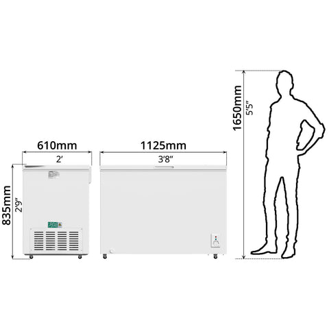 Chest Freezer (299L) - Asters Maldives