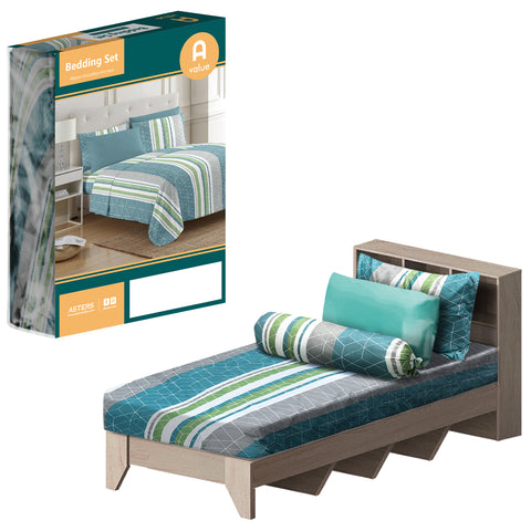 Fitted Sheet Set (Single) - Asters Maldives