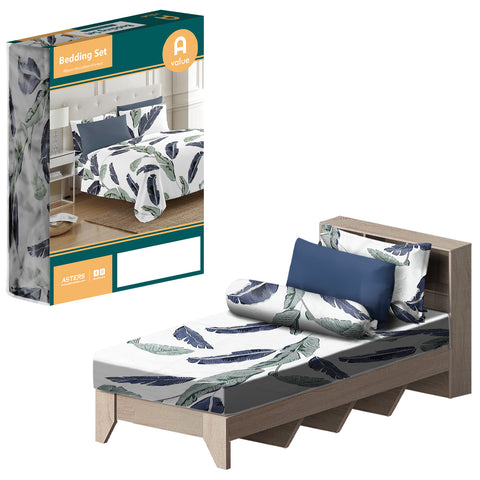 Fitted Sheet Set (Single) - Asters Maldives
