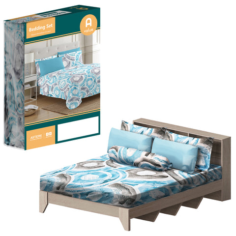 Fitted Sheet Set (Queen) - Asters Maldives