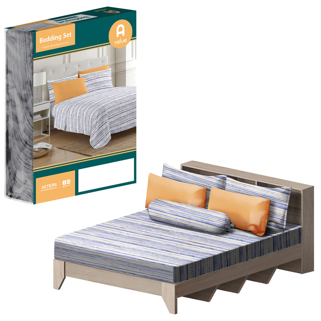 Fitted Sheet Set (Queen) - Asters Maldives