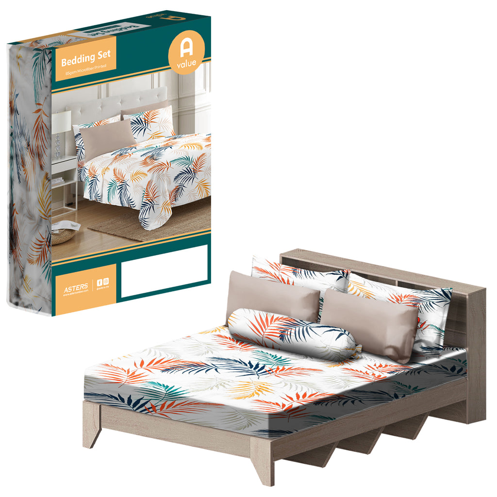 Fitted Sheet Set (Queen) - Asters Maldives