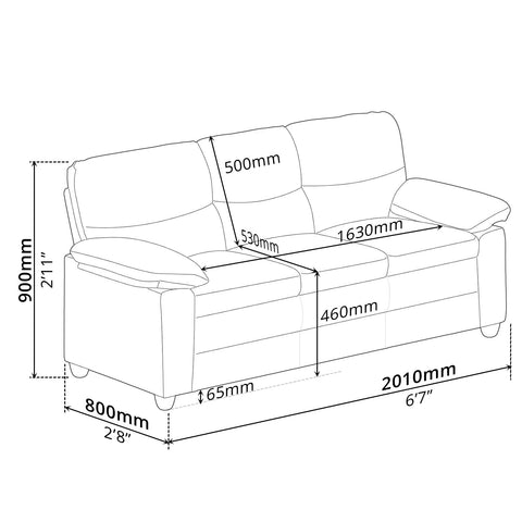 Sofa Set (2 PCs) - Asters Maldives