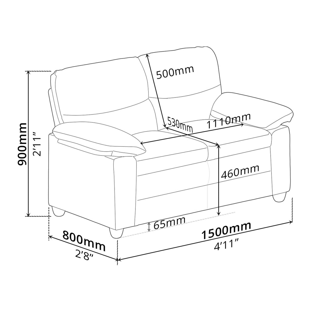 Sofa Set (2 PCs) - Asters Maldives