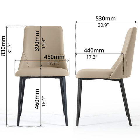 Dining Chair (2 PCs) - Asters Maldives