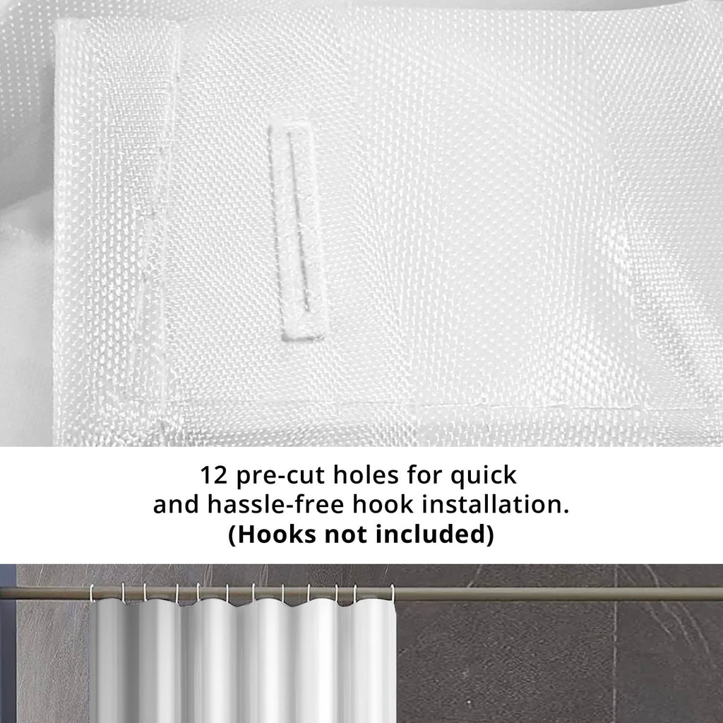 Shower Curtain (180 x 180cm) - Asters Maldives