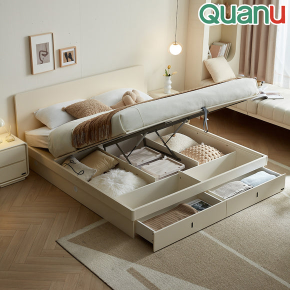 Storage Queen Bed - Asters Maldives