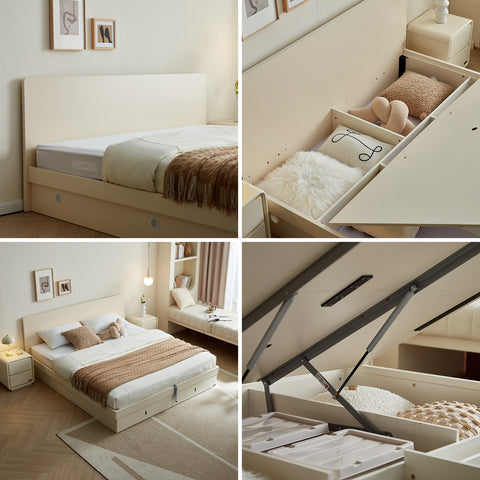Storage Queen Bed - Asters Maldives