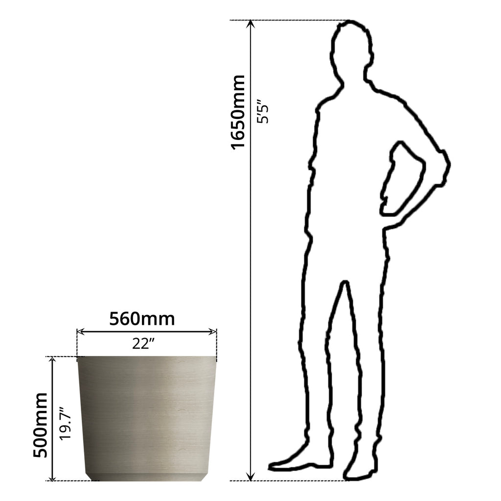 Plant Pot (Ø56 x 50cm) - Asters Maldives