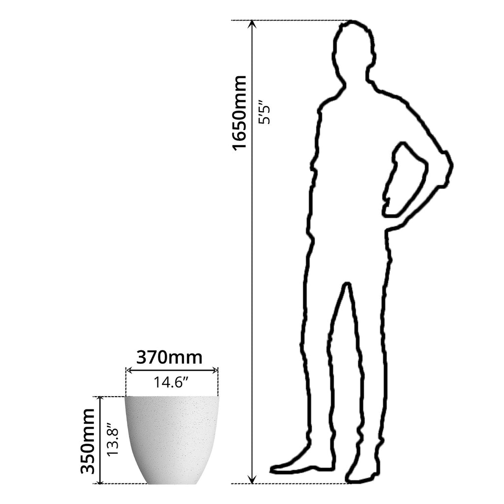 Plant Pot (Ø37 x 35cm) - Asters Maldives