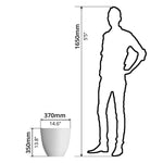 Plant Pot (Ø37 x 35cm) - Asters Maldives