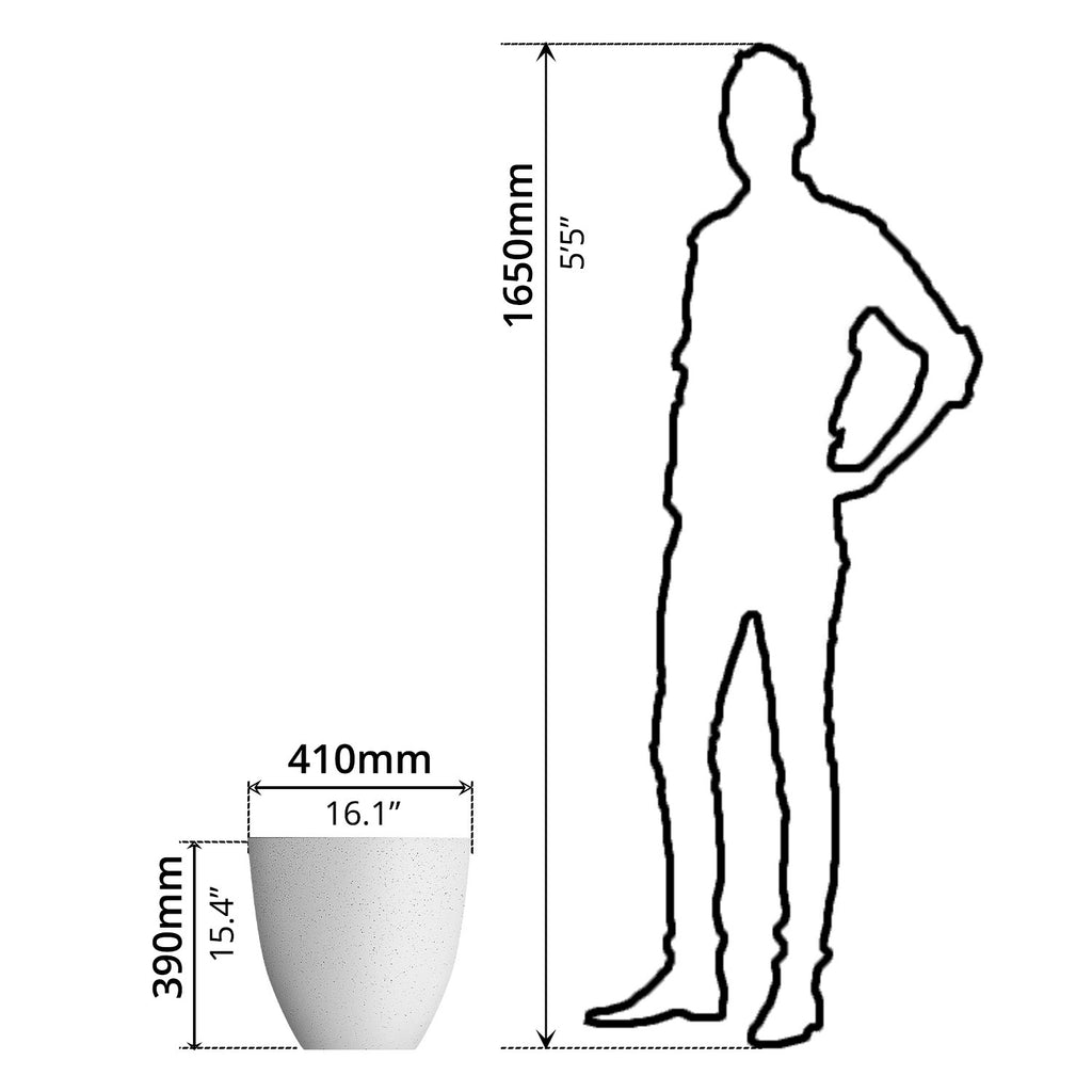 Plant Pot (Ø41 x 39cm) - Asters Maldives