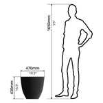 Plant Pot (Ø47 x 43cm) - Asters Maldives