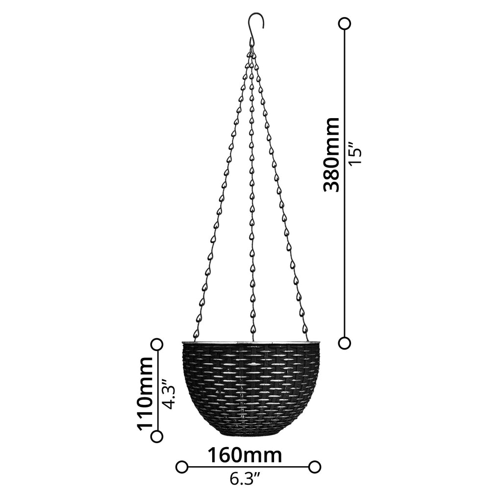Plant Pot (Ø16 x 11cm) - Asters Maldives