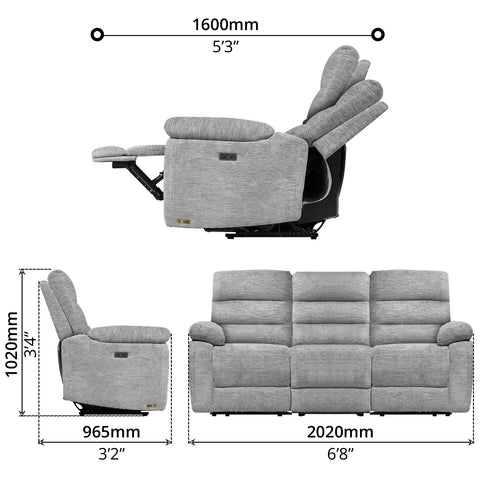 Recliner Set (2 PCs) - Asters Maldives