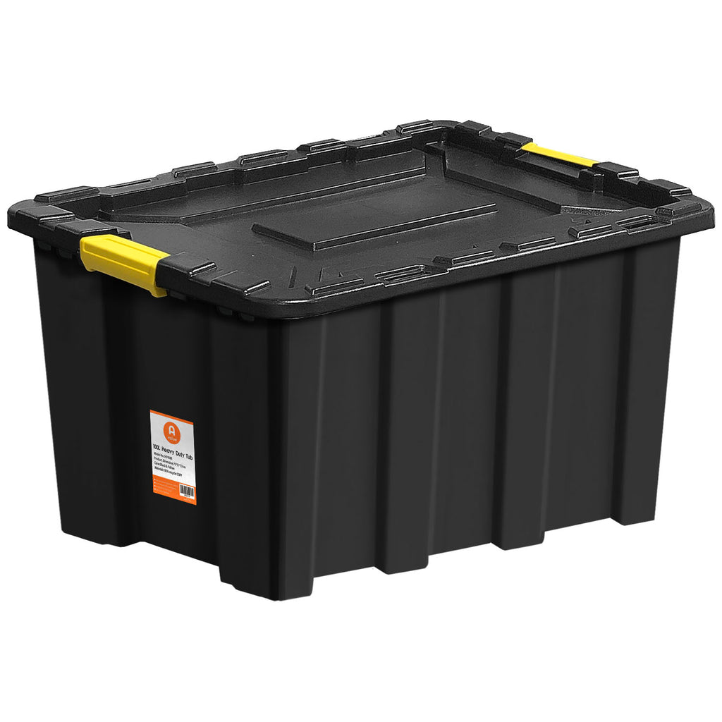 Container Box 100lt A-Value (H0100K) 100L Plastic Storage Box with Lidβ Asters Maldives