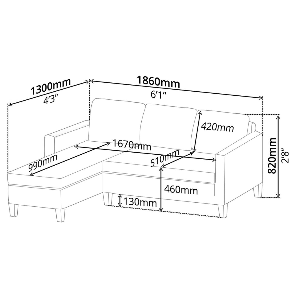 Sofa (Left-Side) - Asters Maldives