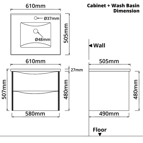 Bathroom Vanity Bundle (3 PCs) - Asters Maldives